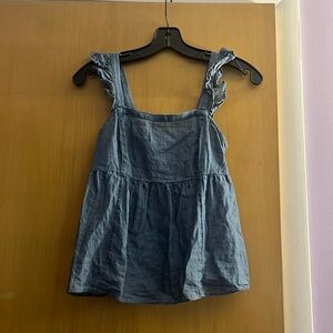 LOFT Tank Top w/ Scalloped Sleeves- Size XXSP